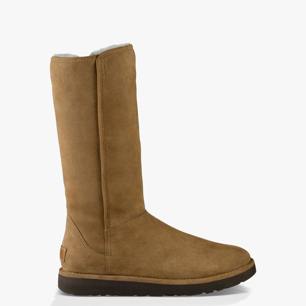 Bottes Classic UGG Abree II Femme Marron Soldes 238JLSRD